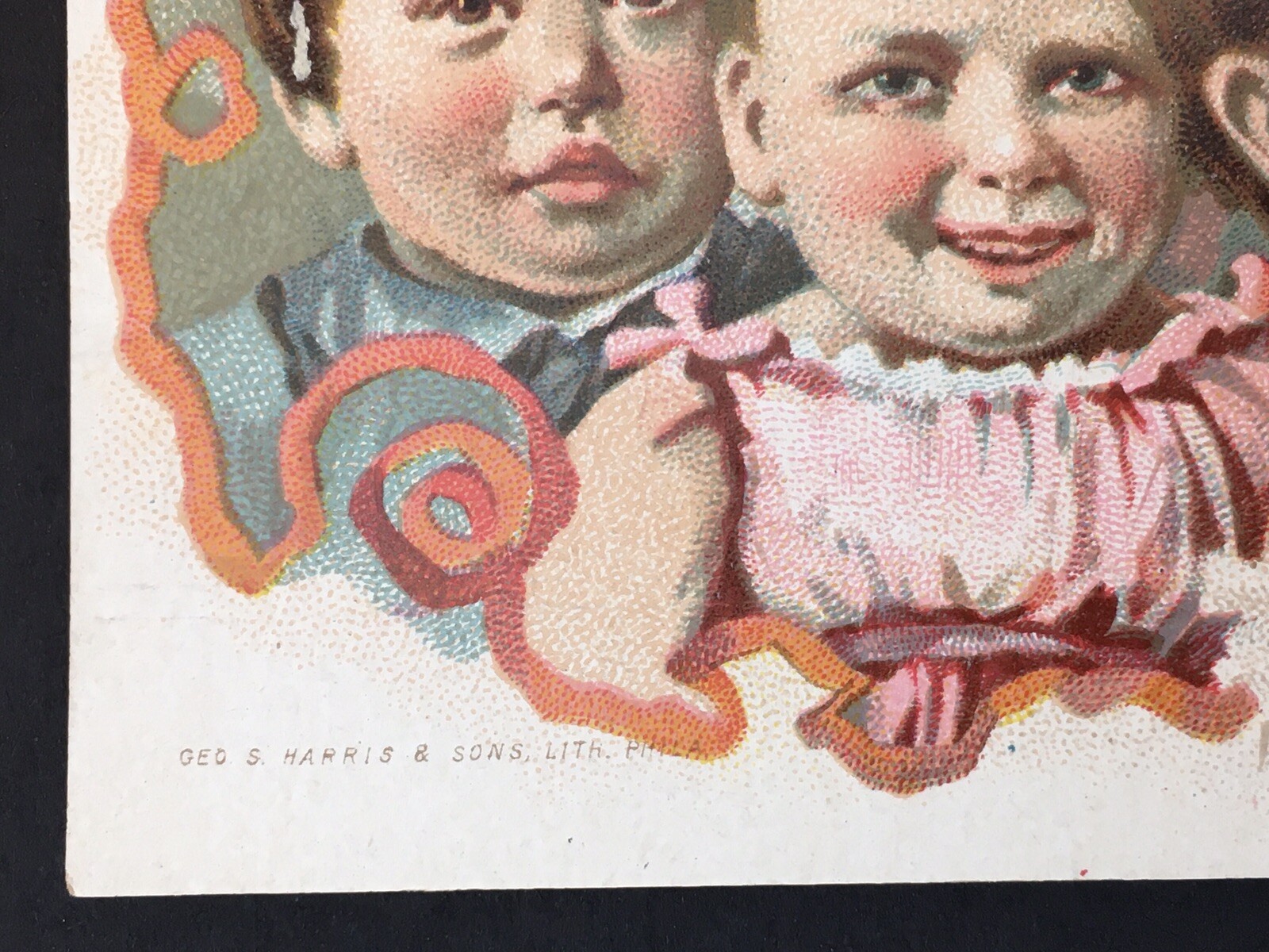 Joe Michl's Decatur IL Smoke Fifty Little Orphan Cigar advertisement Card