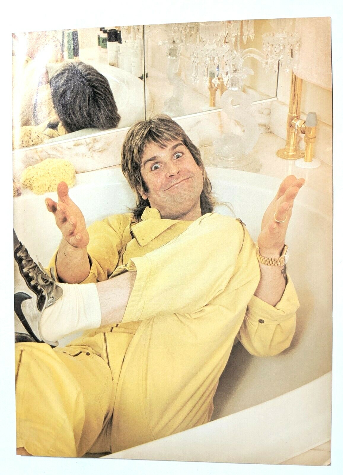 POISON / OZZY OSBOURNE / BAND MAGAZINE FULL PAGE PINUP POSTER CLIPPING