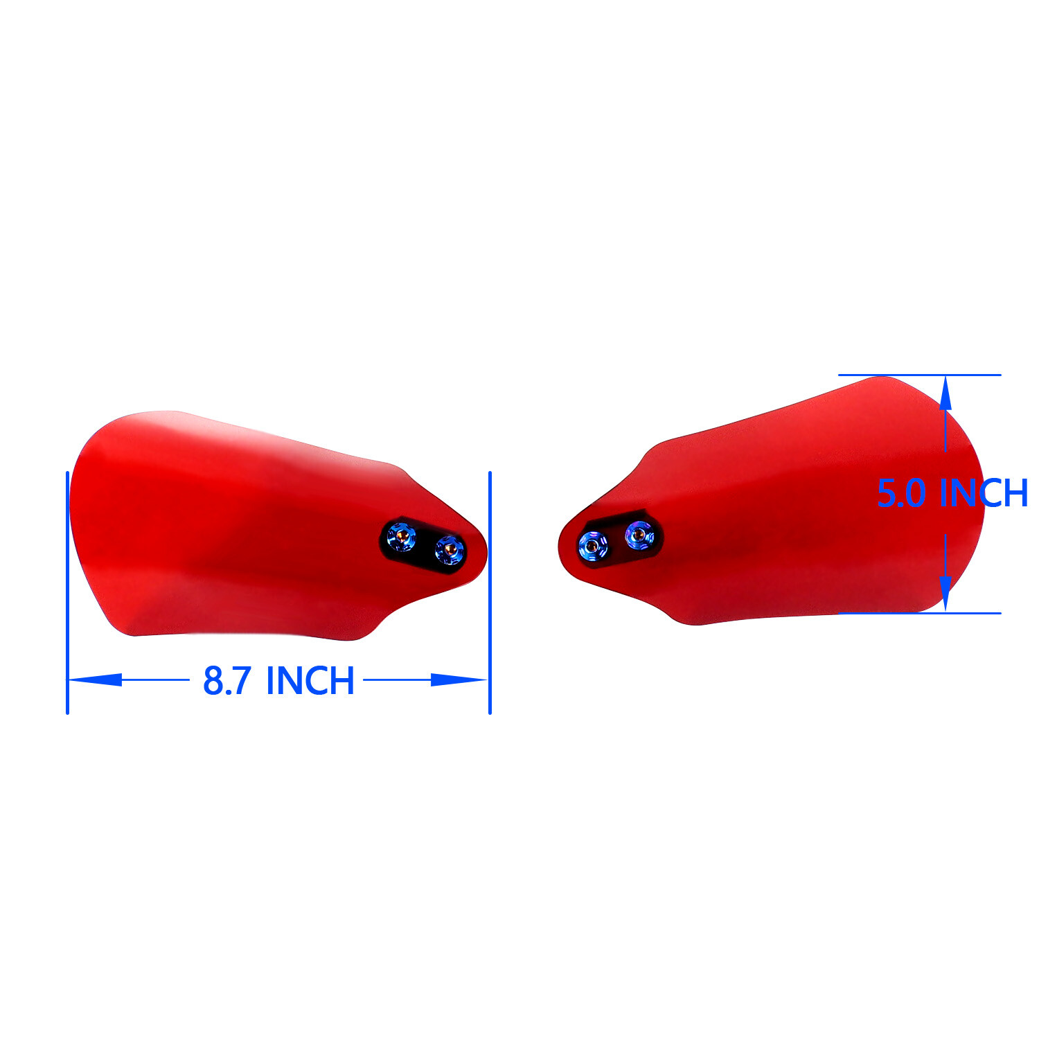 Motorcycle Red Hand Guard Shield Protector Fit Harley Softail Dyna Touring FLHR