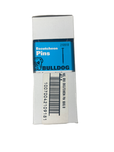 NAILS BRASS BRADS (4 PACK) 5/8” SOLID 18 gauge Escutcheon pins .75 oz.