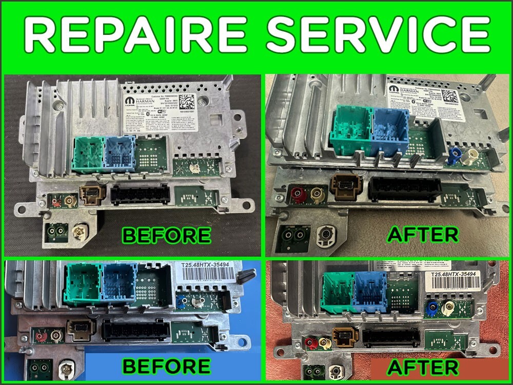 19-25 RAM, DODGE, JEEP, CHRYSLER UCONNECT 5 RADIO CONNECTOR REPAIRE SERVICE