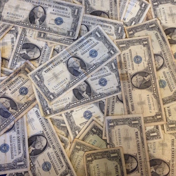 ✯1923-1957 One Dollar Note ✯ $1 Silver Certificate G-AU ✯ Bill Blue US Currency✯