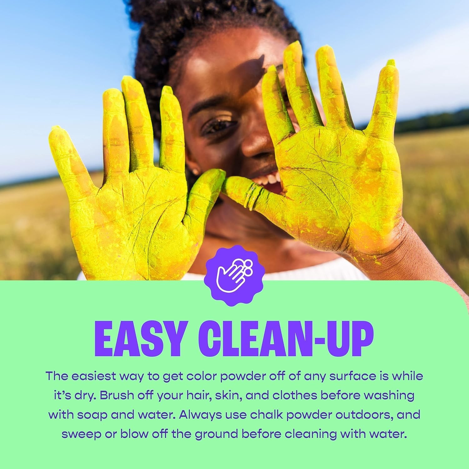 Color Blaze Gender Reveal Powder 2lbs Blue Baby Boy Party Shower (2 - 1LB bags)