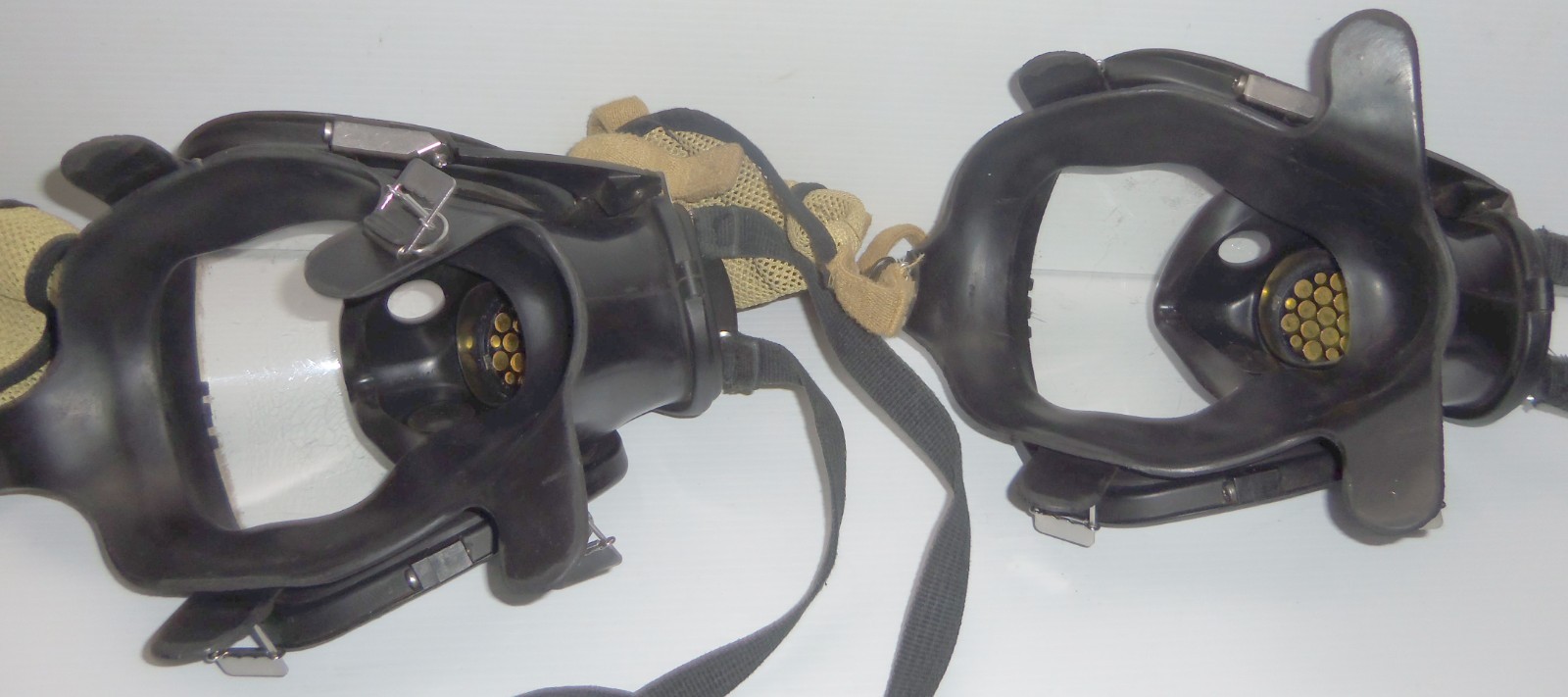 2 MSA Ultra-Elite Firehawk MMR SCBA Med. Facepieces & 2 Nightfighter Systems