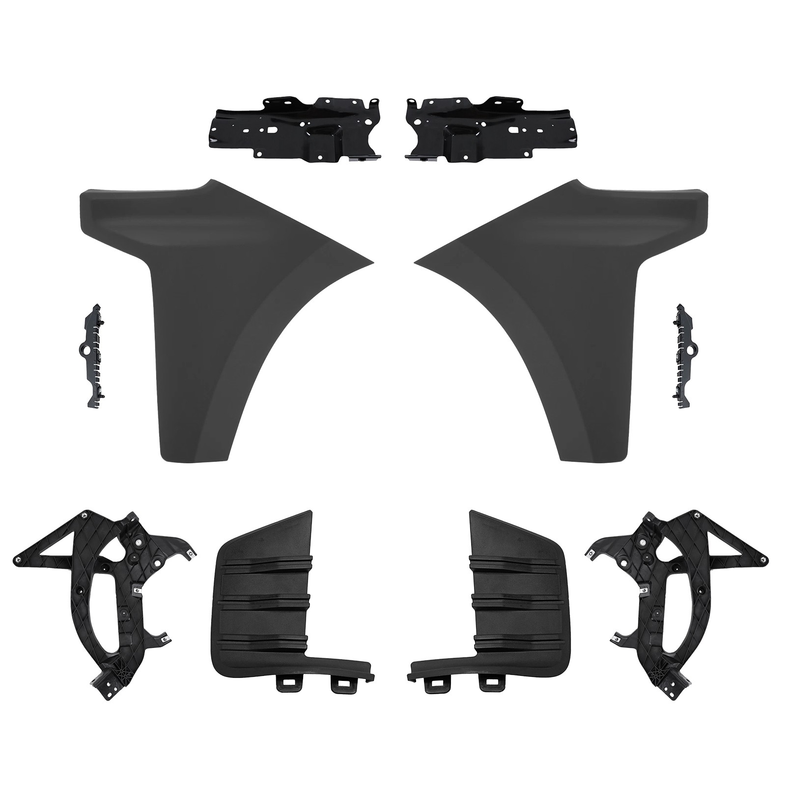 Front Bumper End Cap For 2019-2022 Chevrolet Silverado 1500 w/ Bracket