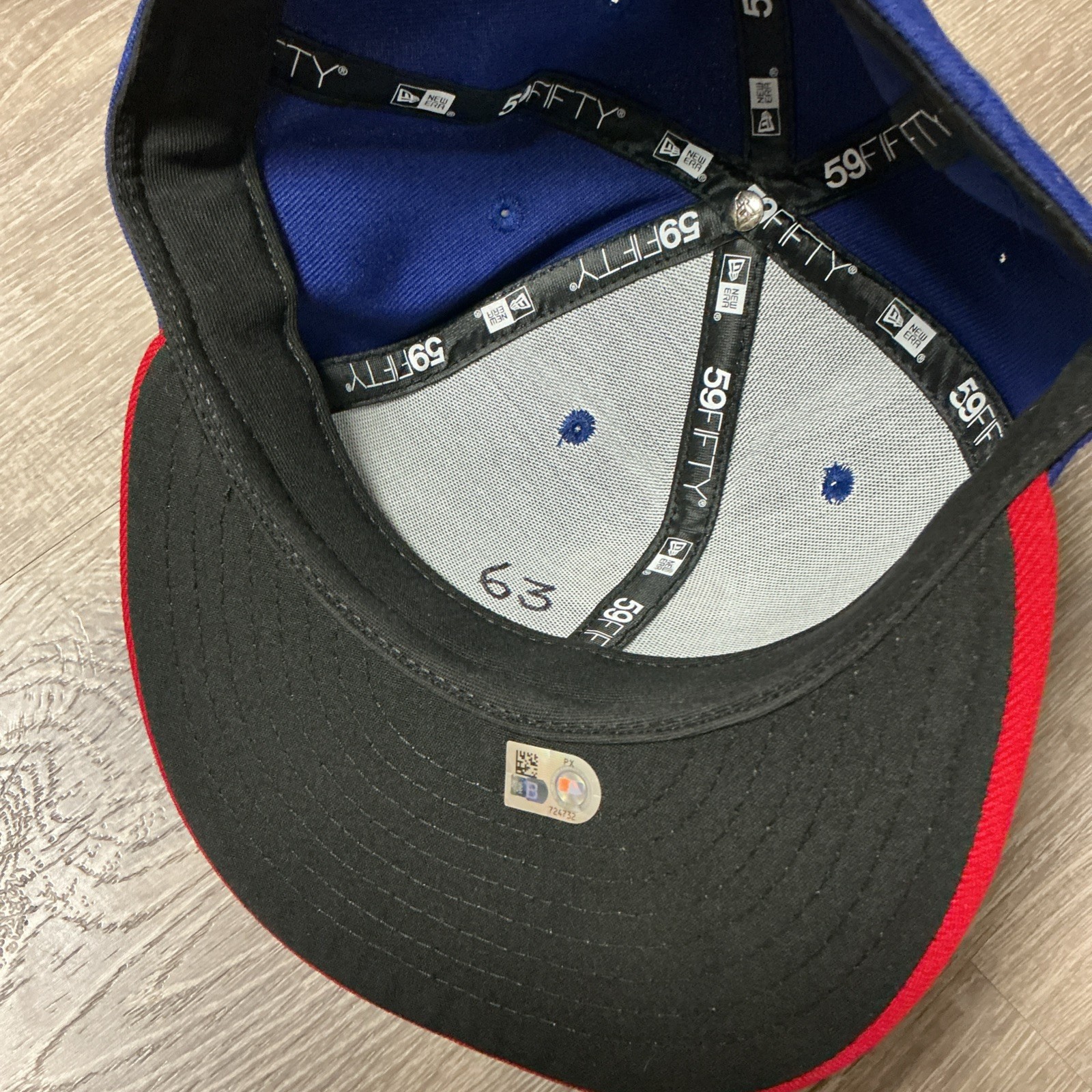 Michael Mercado 2025 Phillies Team / Game Issued Hat - MLB COA