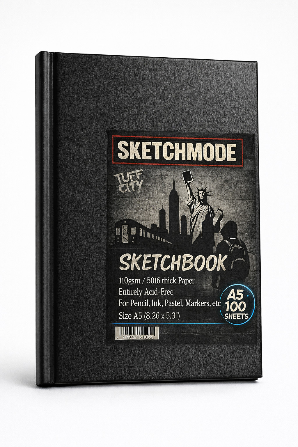 8.3 x 5.8 A5 Sketchbook – 100 Sheet SketchMode for Drawing Sketching & Writing