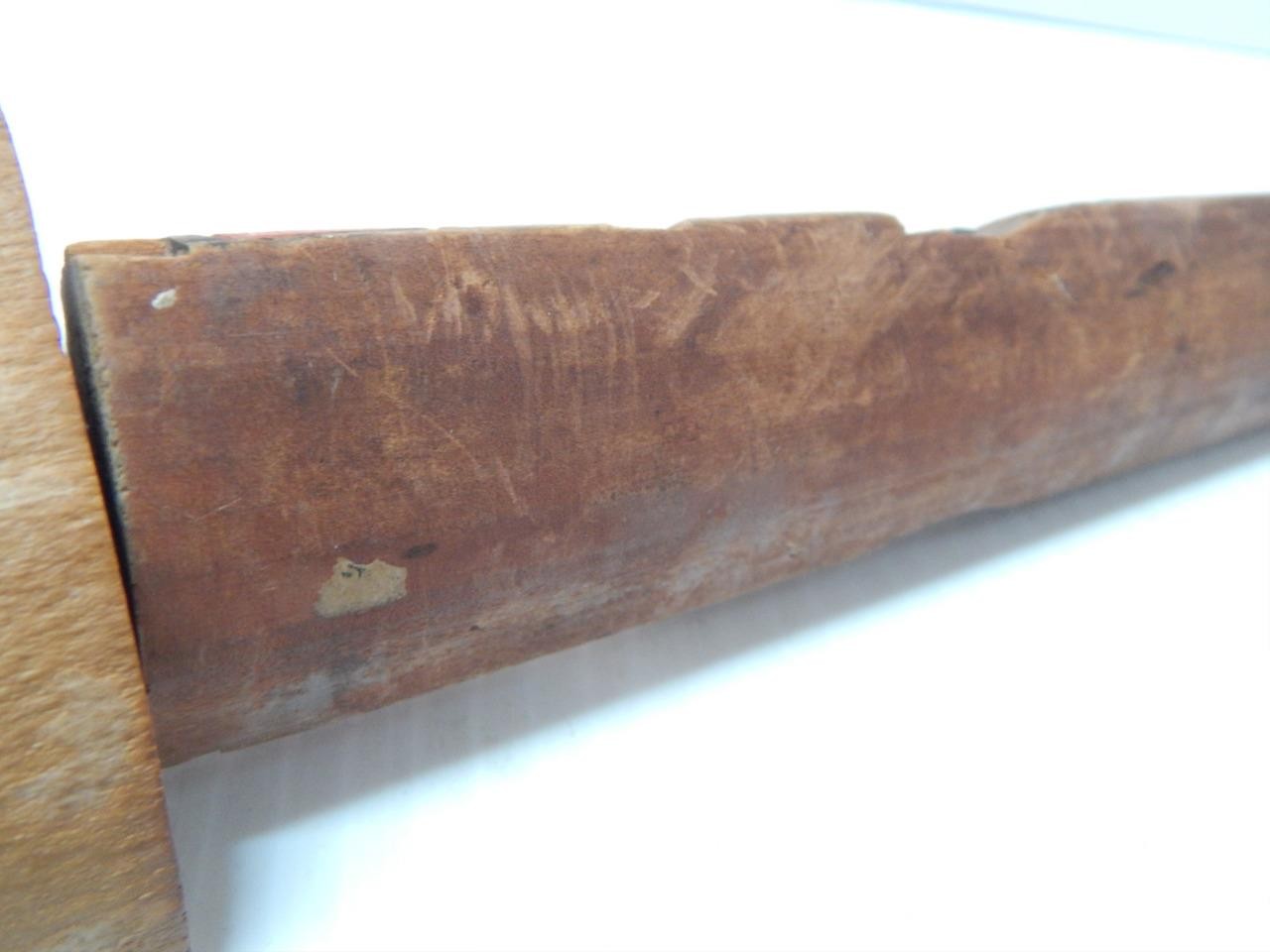 VINTAGE 13 1/2" ALASKA TLINGIT INDIAN NW COAST RED CEDAR WOOD TOTEM POLE MODEL