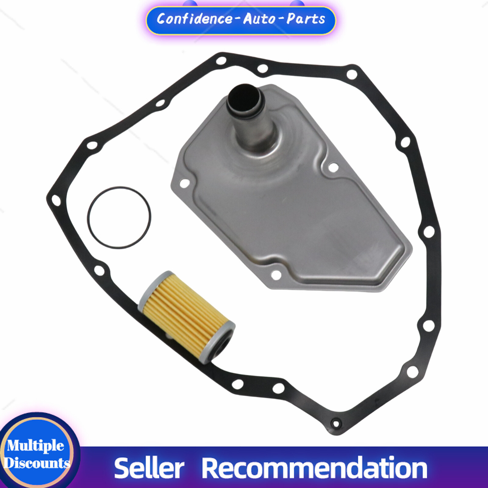 For Nissan Kicks 2018-2024 Versa 20-24 1.6L 3Pcs Transmission Oil Filter Gasket