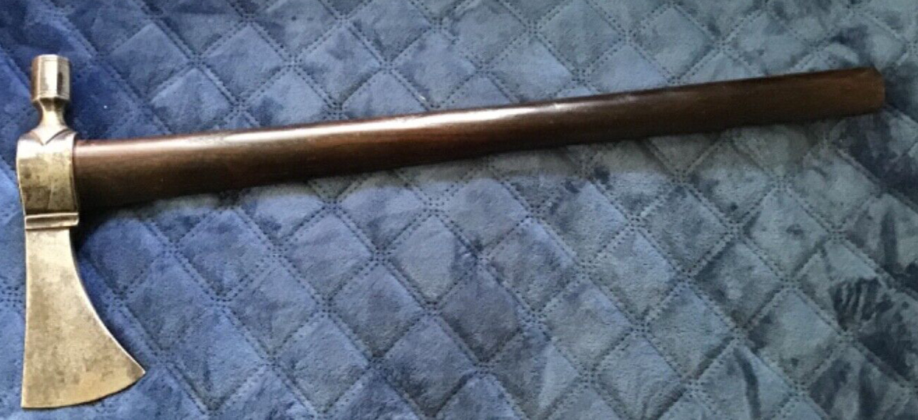 Old NATIVE AMERICAN AUTHENTIC Early ANTIQUE TOMAHAWK Pipe Head Un-Drilled Handle