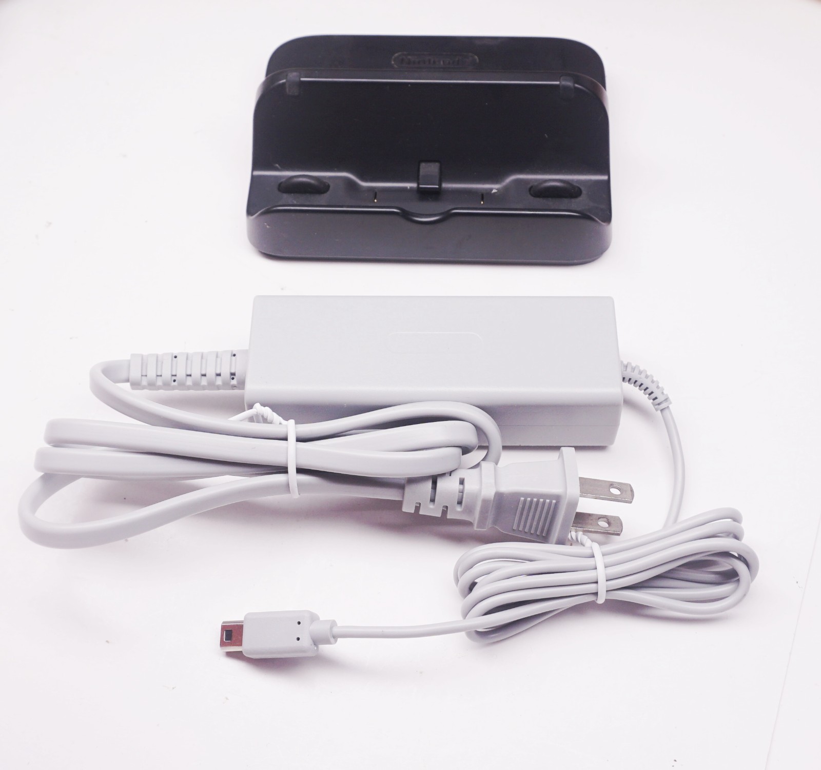 Nintendo Wii U Gamepad OEM Charging Dock Stand + New AC Adapter Cable WUP-014
