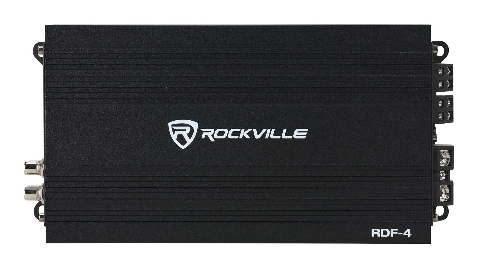 Rockville RDF-4 2800W Peak 700w RMS 4-Channel Car Amplifier, Compact, Efficient