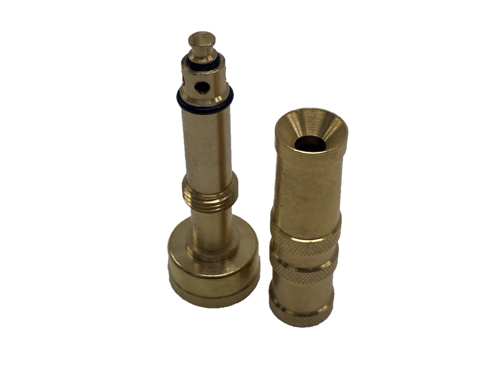 Solid Brass Garden Spray Nozzle 4" Adjustable Twist Water Hose USA Stock 2 PACK