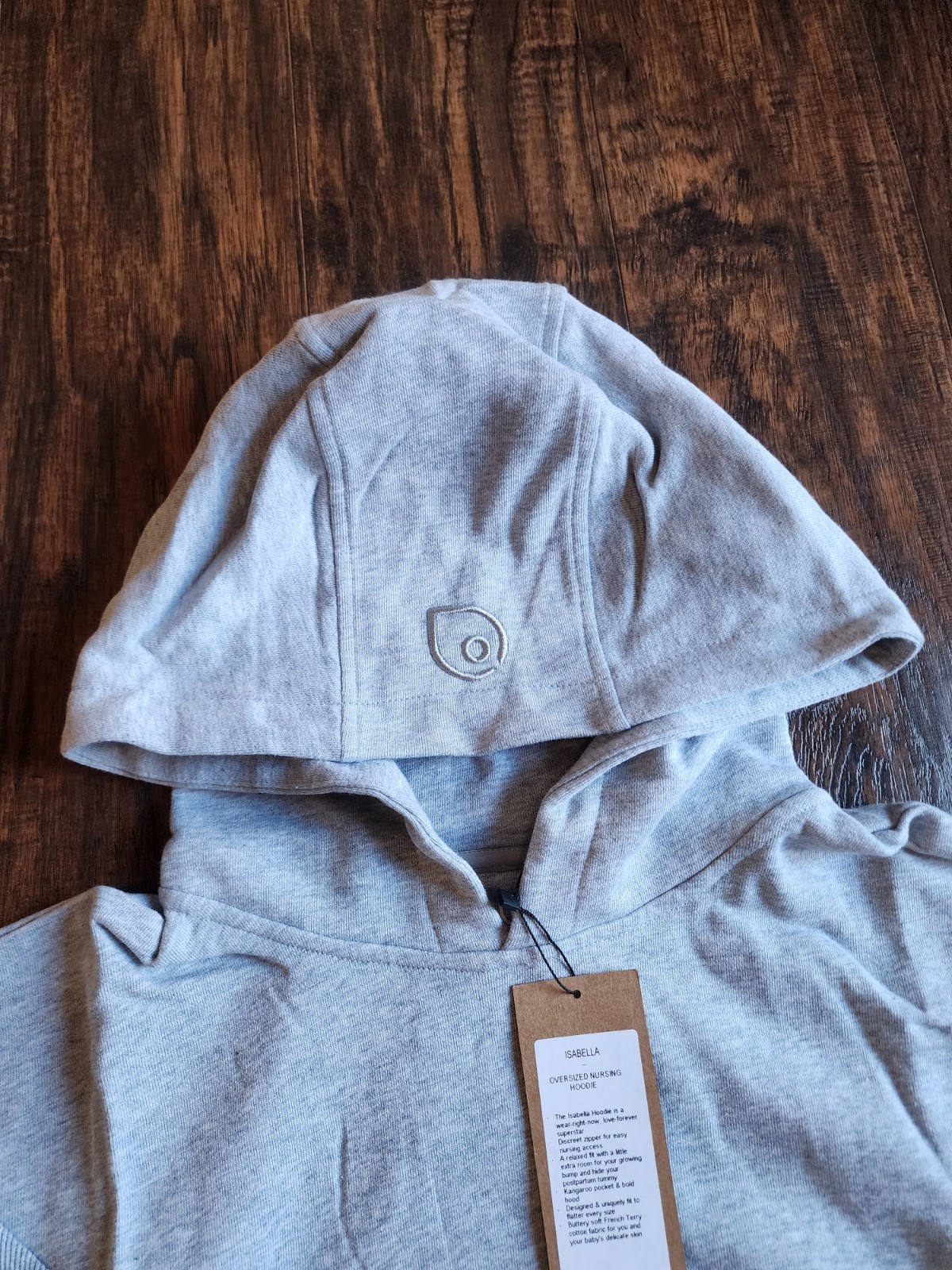 Sweat And Milk M/L Maternity Organic Cotton Sweatshirt Isabella Nursing Hoodie