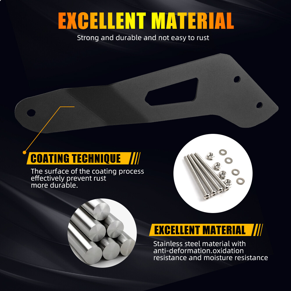 Roof For Can-Am Maverick X3 Curved 50" LED Light Bar Mount Kit +4" Cube Pods Fog