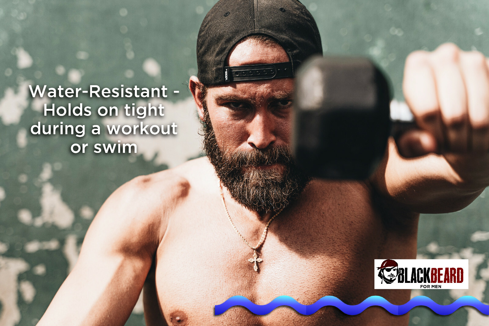 Blackbeard for Men Formula X Instant Brush-On, Hypoallergenic Beard Color, 6-pc