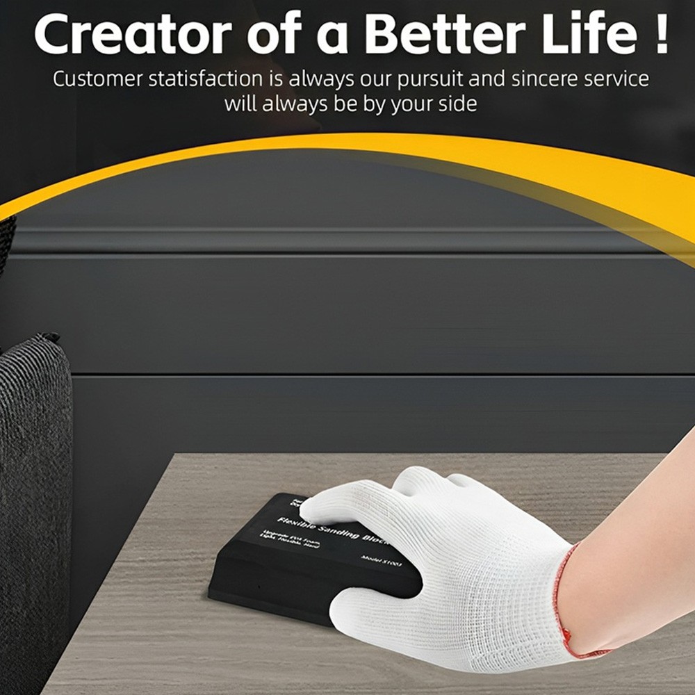 12Pcs Sanding Block Kit Flexible EVA Foam Wet or Dry for Automotive or Woodwork