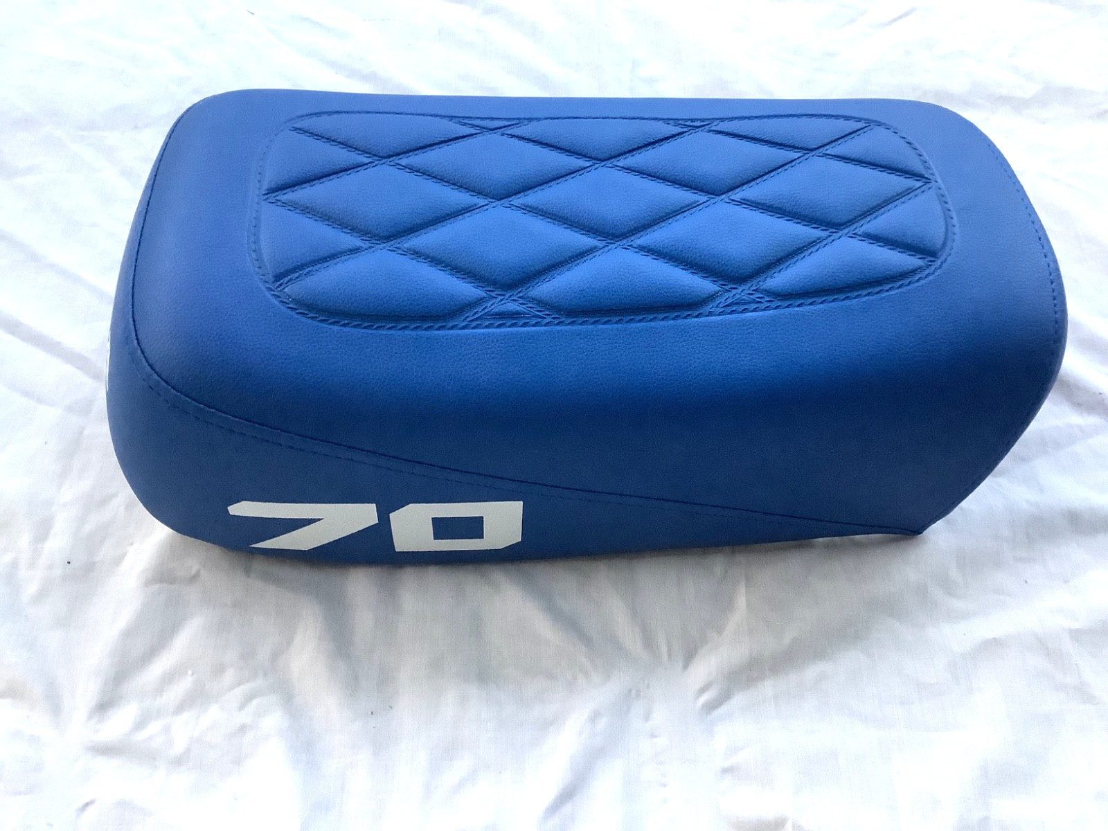 blue CUSTOM Seat with #70 on sides fits Honda ATC70 1978-1985 new