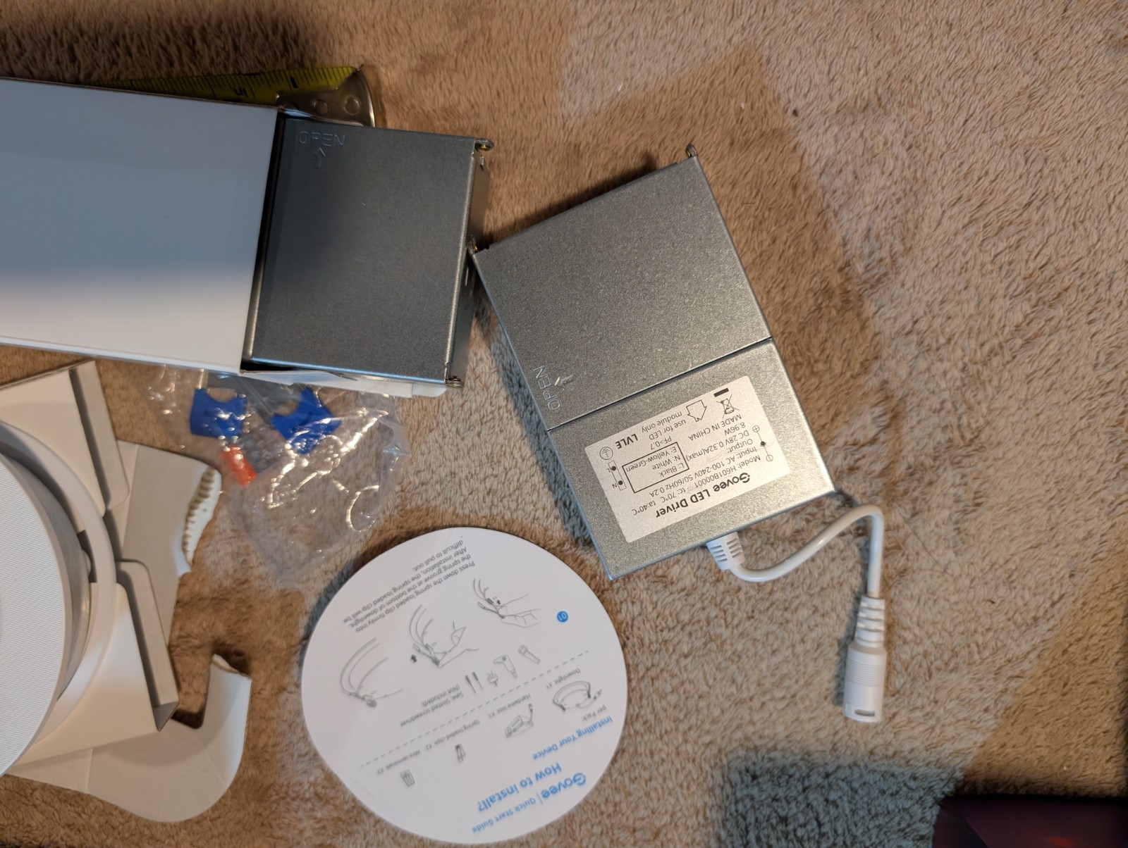 Govee Smart Recessed Lighting 4 Inch RGBWW Wi-Fi Bluetooth 4-Pack