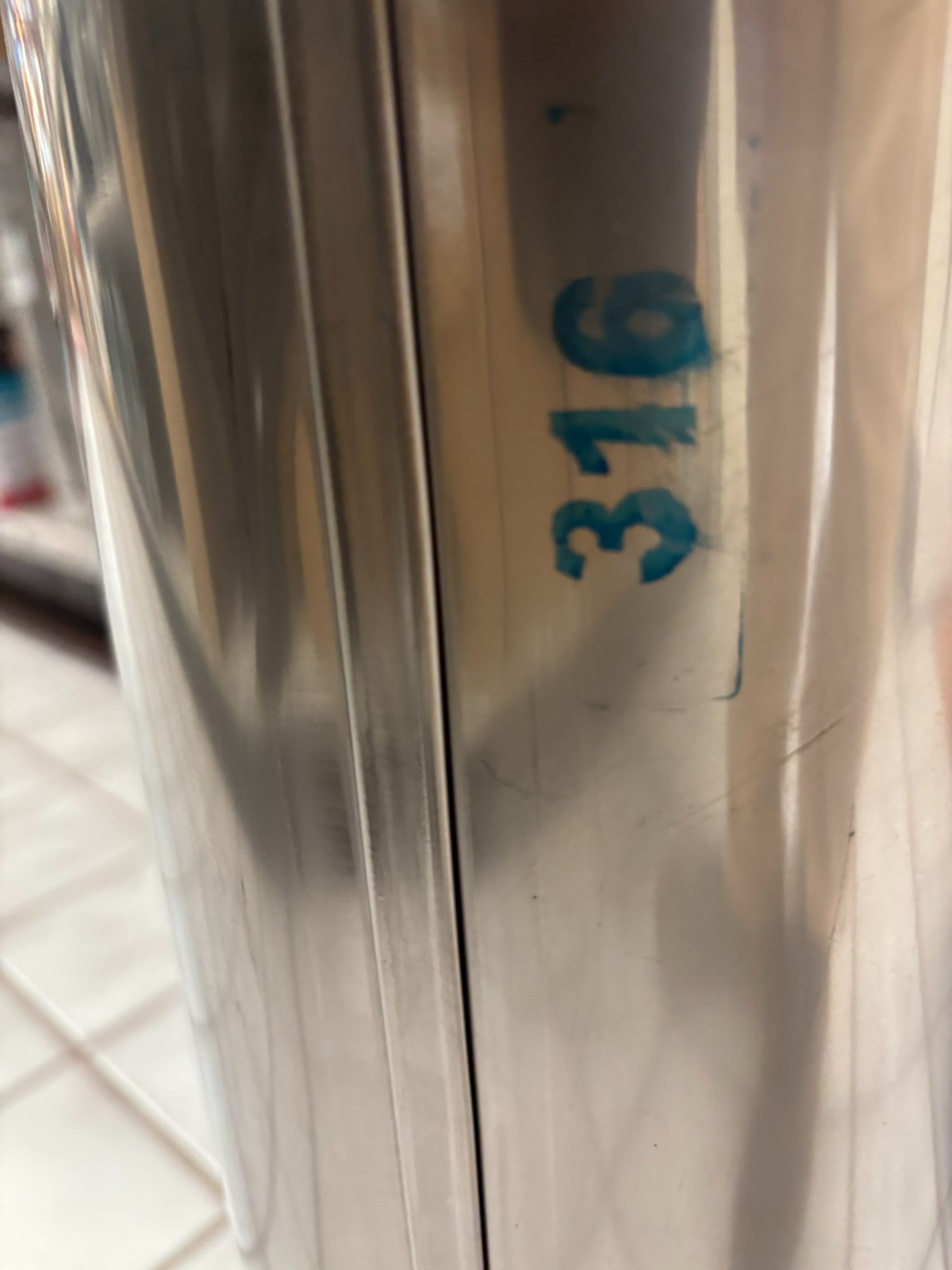 Stainless Steel 6" stove pipe - Rigid 316 grade