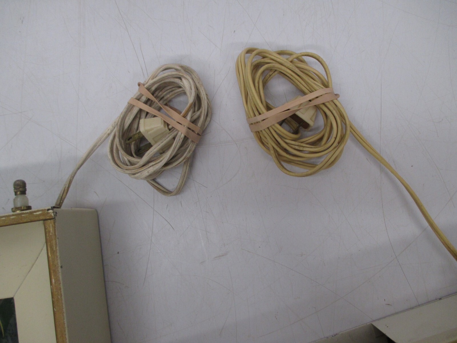 2 Vtg Reverse Painted Glass Floral George Telo Shadow Light Box Lighted Wall Art