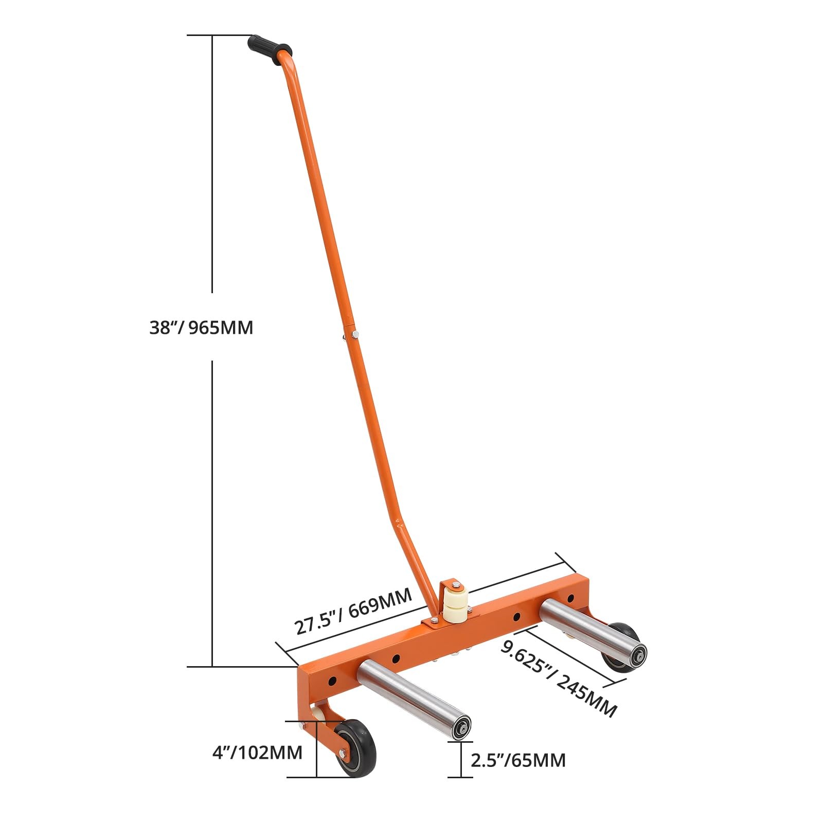 Heavy Duty Wheel Dolly 330lbs - Adjustable Tire Mover for Truck/Car 6.5-24.5"