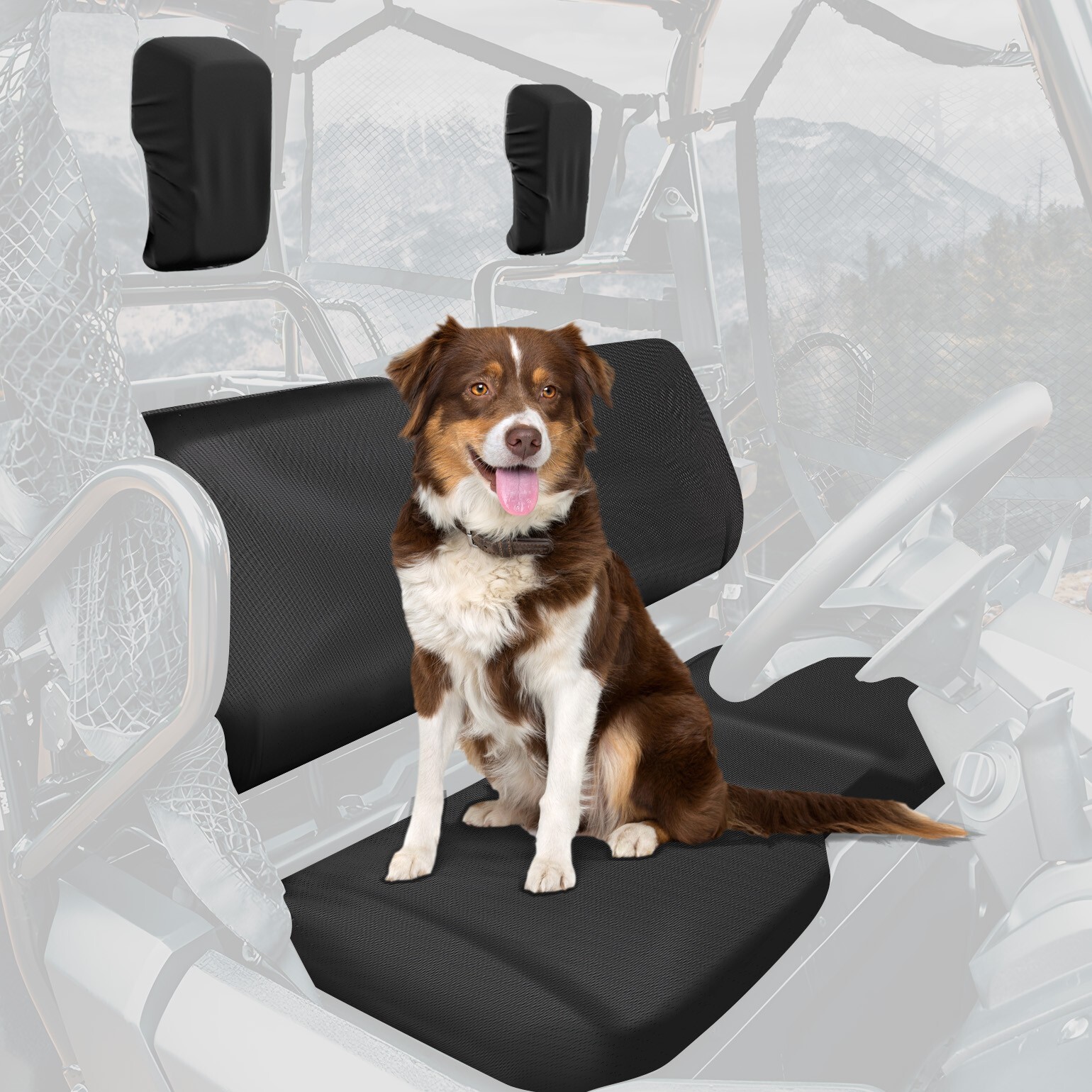 KEMIMOTO 1680D UTV Seat Cover Dust Cover for Honda Pioneer 700 / 700-4 2014-2024