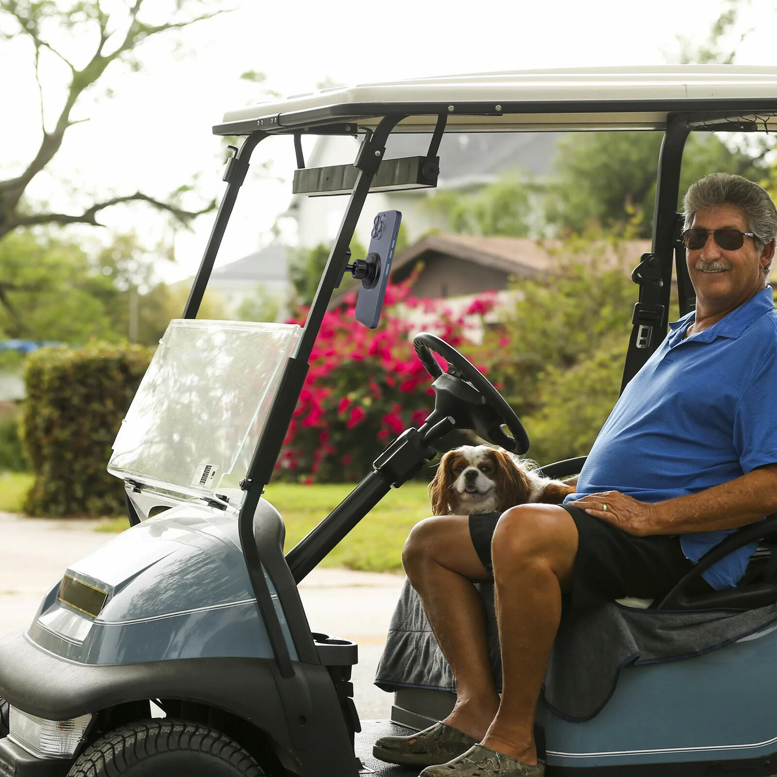 Strong Magnetic Phone Holder for Gym Golf Cart Motorcycle MagSafe Phone Holder