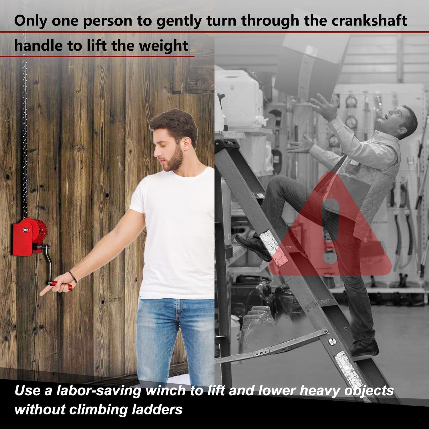 Overhead Garage Storage Lift-Heavy Duty Ceiling Mounted Garage Storage System