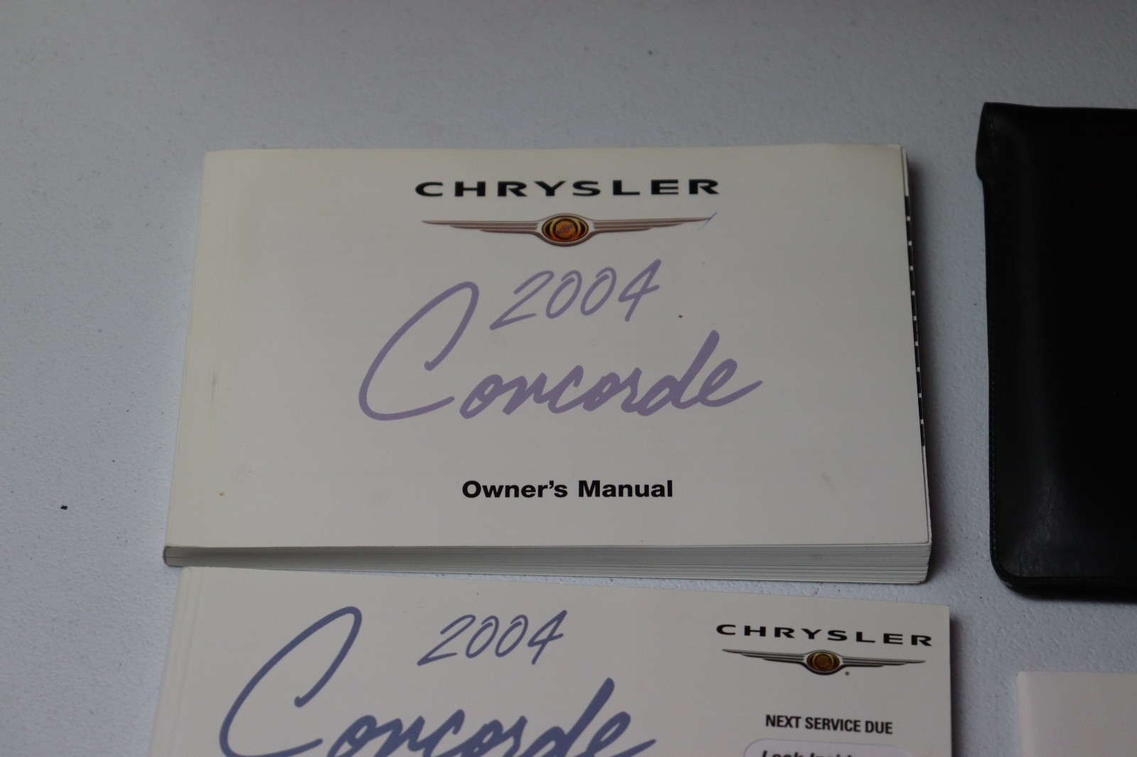 2004 CHRYSLER CONCORDE OWNERS Manual Complete Set W/ Case and Supplements