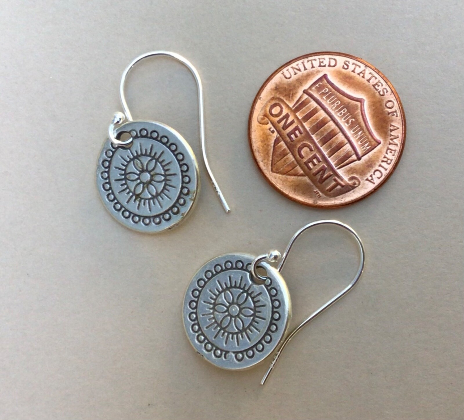 New Sterling Silver Handcrafted Sundance Charm Artisan Jewelry Earrings