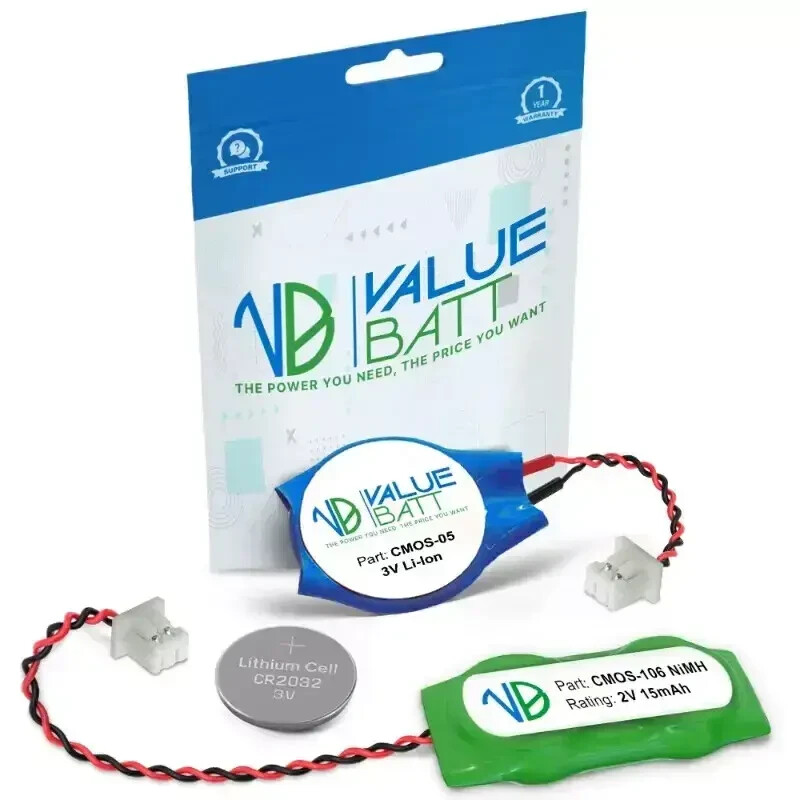 Replacement CMOS BIOS RTC Battery for Lenovo ThinkPad T470 2Pin 3V Laptop