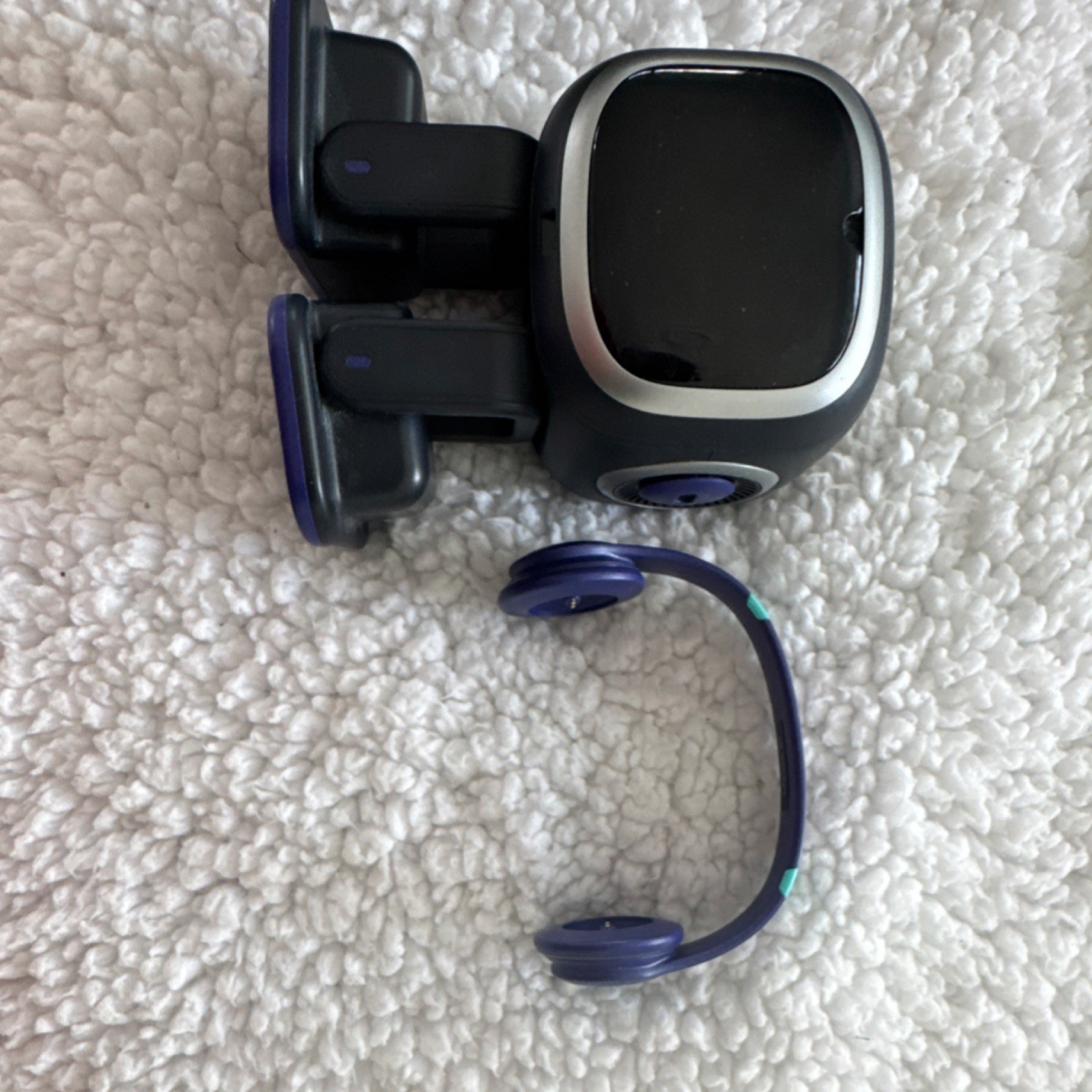 Living AI EMO Desktop Pet Robot with Wireless Charger & Headphones