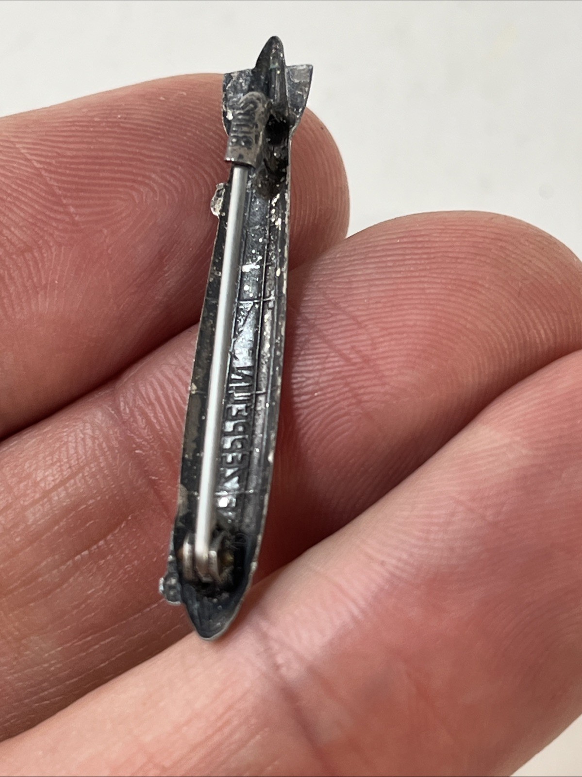 Graf Zeppelin Lapel Pin Vintage Some wear 1.5" long
