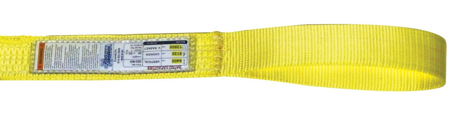 2" x 8 ft Nylon Web Lifting Sling Strap 2 Ply EE2-902 Eye & Eye USA DOMESTIC
