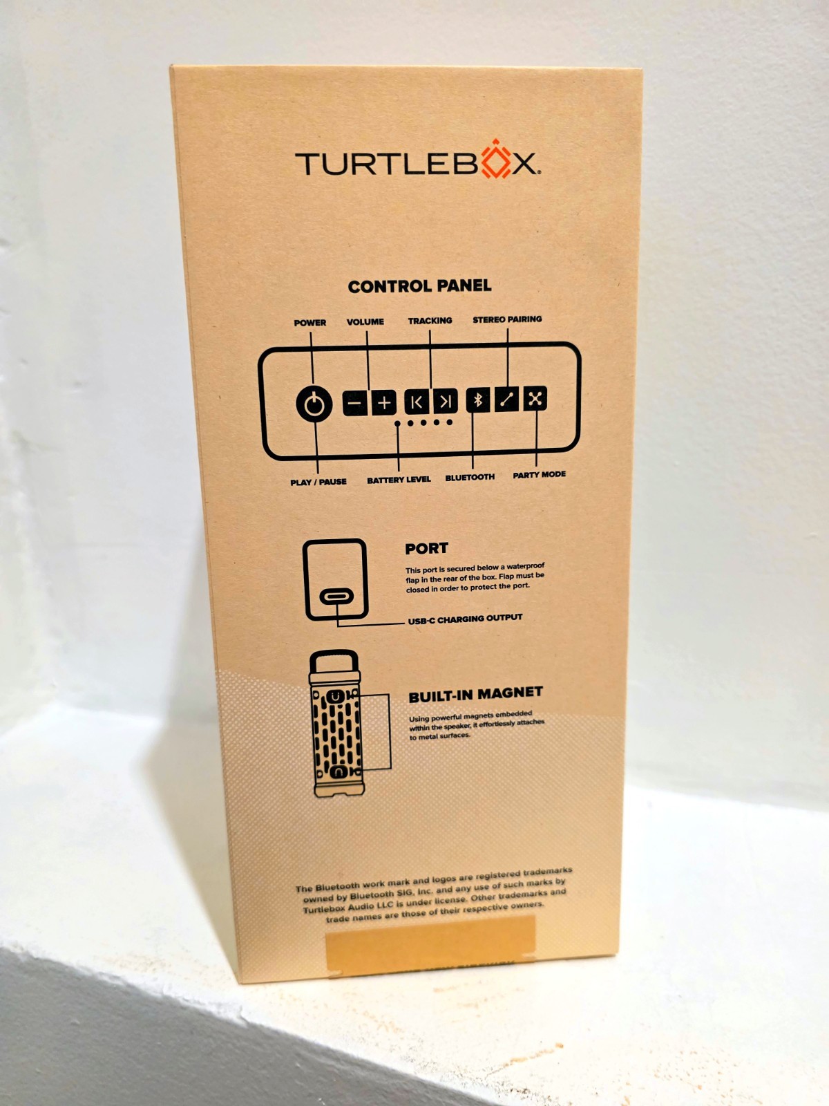 🔥TURTLEBOX RANGER🔥RIVER ROCK, NIB SEALED, WATERPROOF, BLUETOOTH. PORTABLE