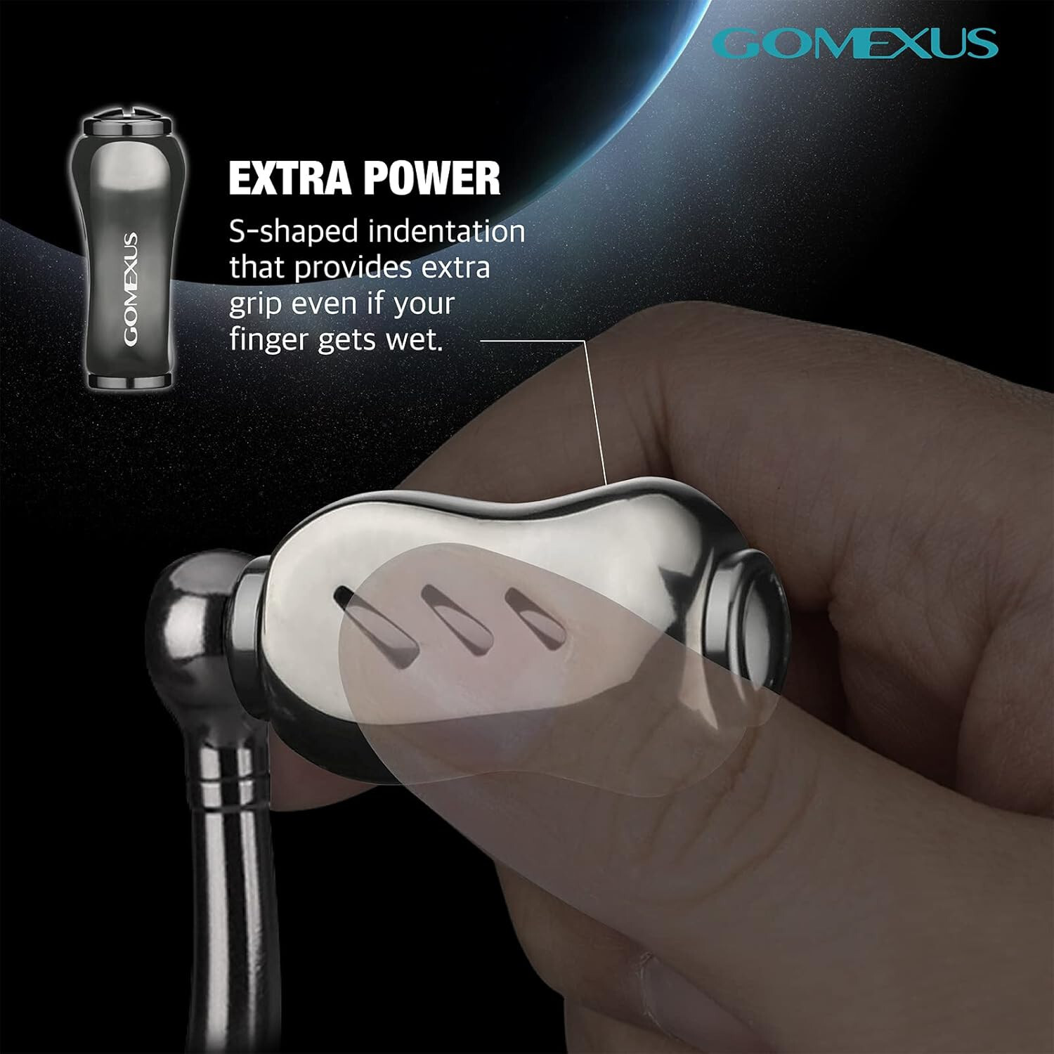 Gomexus Titanium Handle Knob for Shimano Stradic FL Ultegra Vanford Nasci 22mm