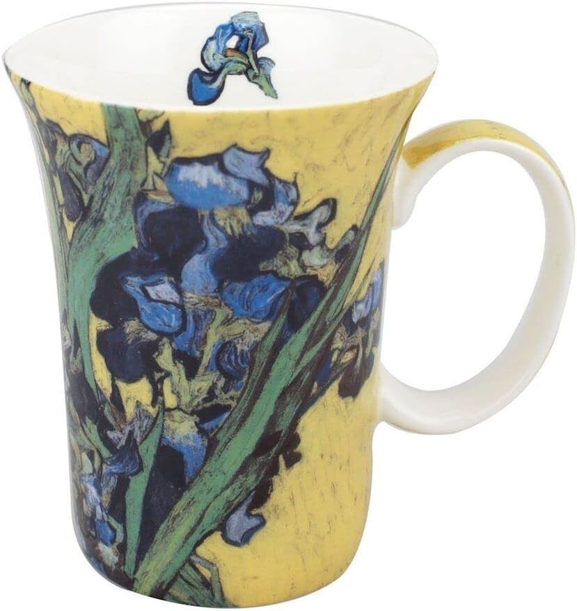 Van Gogh Mugs Set of 4 Fine China 12 oz Microwave and Dishwasher Safe New