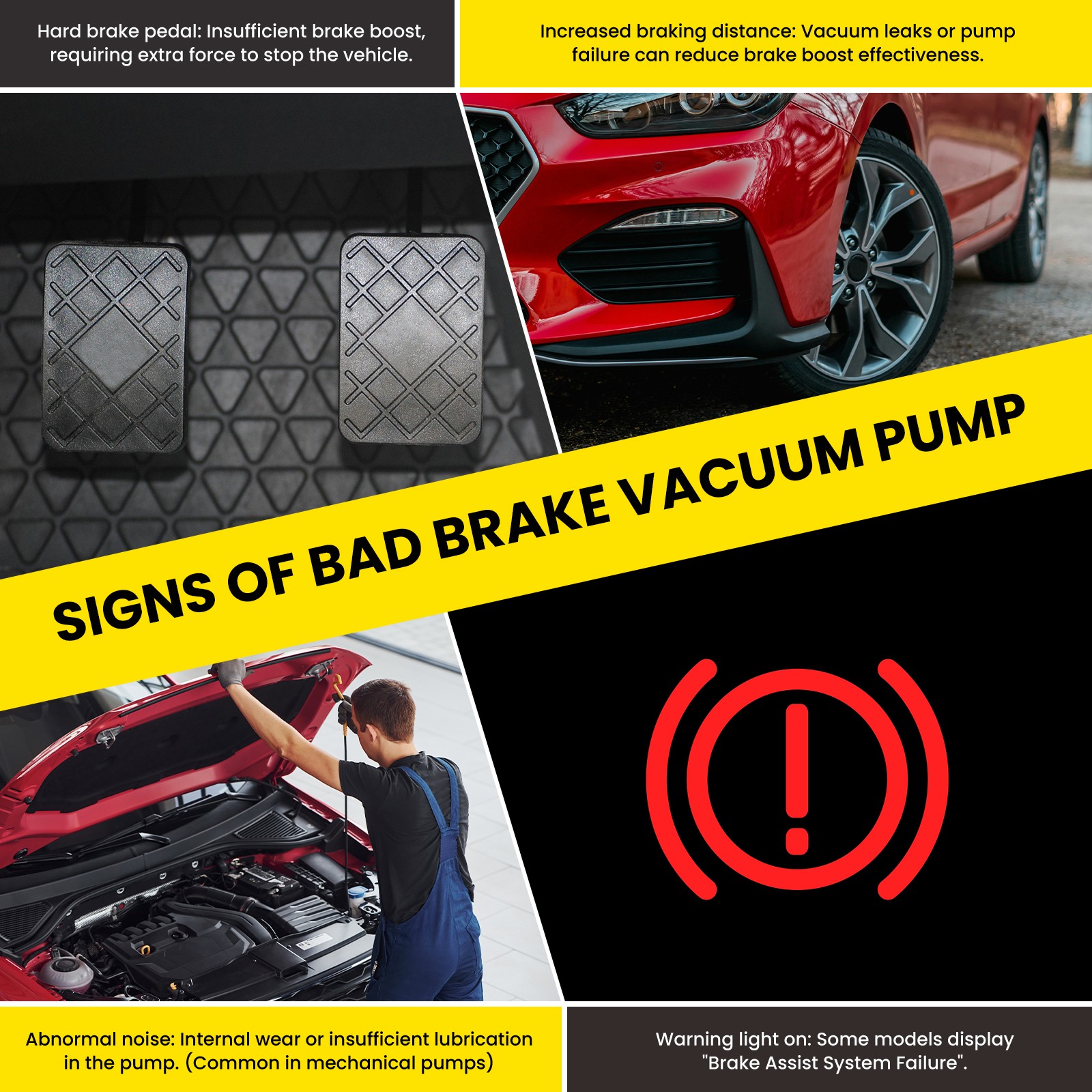 Vacuum Pump for Audi A3 TT Quattro Volkswagen CC Eos GTI Jetta Passat Tiguan