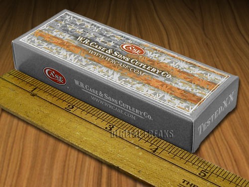 Case XX Grey & American Flag Standard Boxes for Pocket Knives