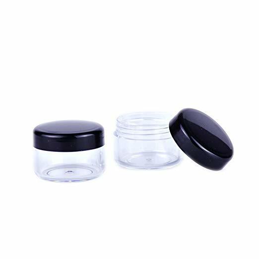 50 Pcs 5 Grams Cosmetic Empty Sample Small Containers Jar Makeup Lip Balm 5ml US