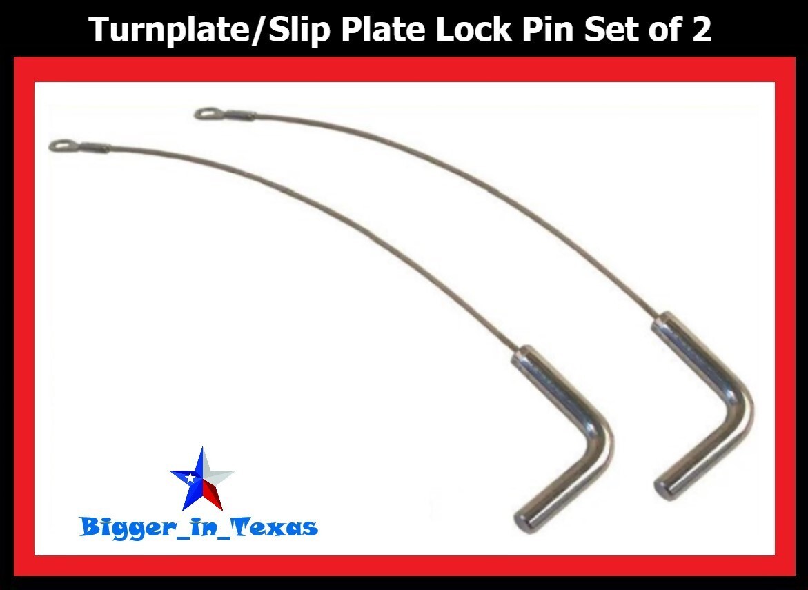 Alignment Turn Plate and Slip Plate Lock Pin Set for Hunter FMC John Bean Racks