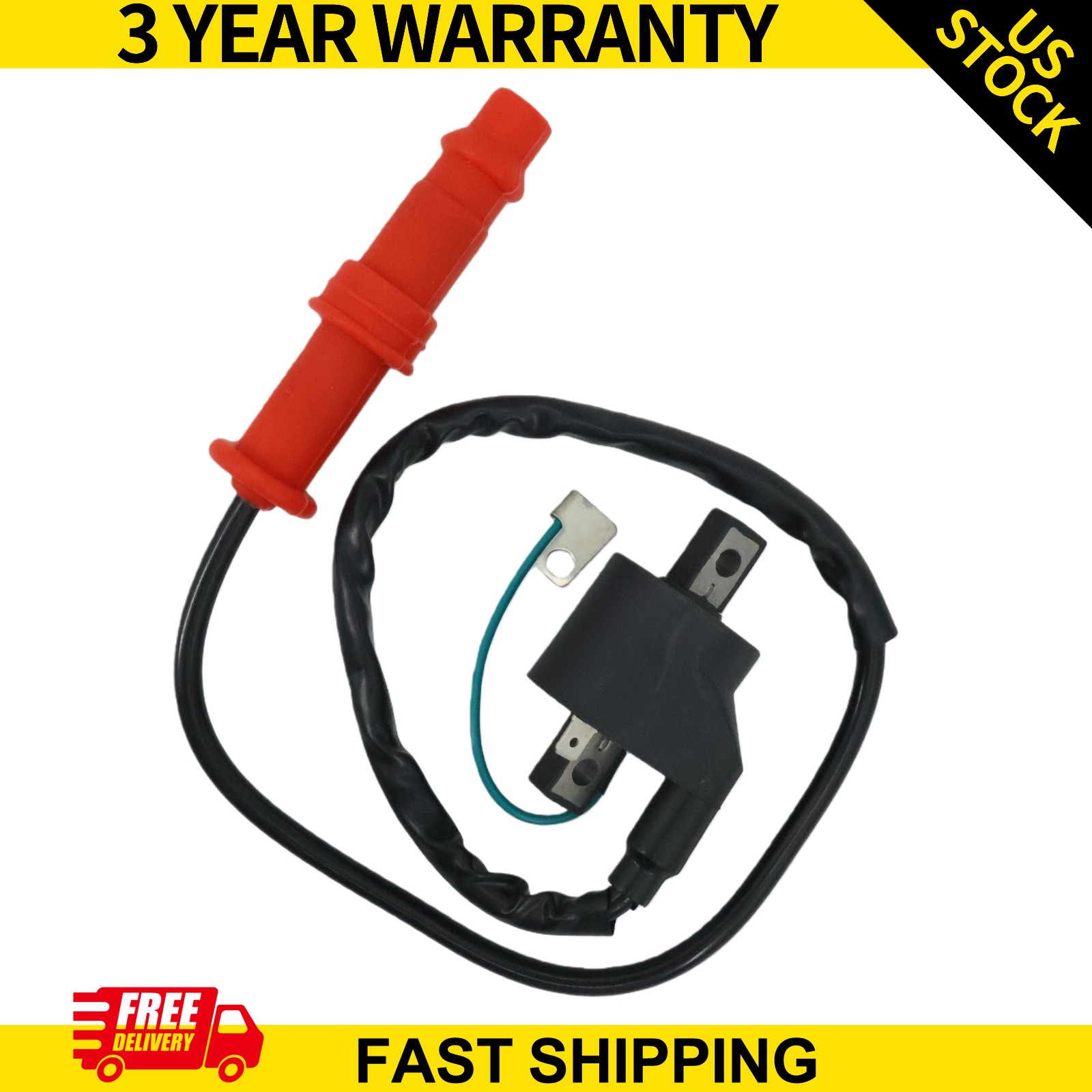 Ignition Coil Spark Plug Lead Cap For Polaris Sportsman 500 HO RSE 1996-2004