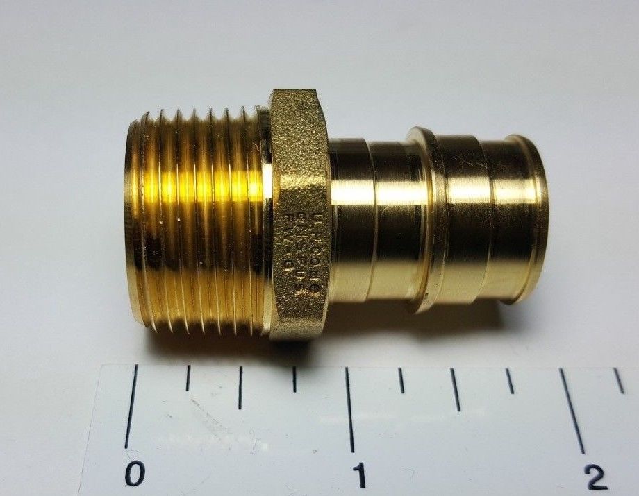 5 PCS 3/4" PEX A X 3/4" MALE NPT EXPANSION ADAPTER F1960