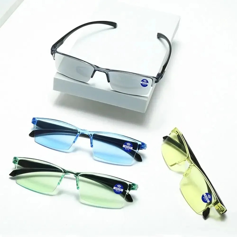 Smart Automatic Zoom Reading Glasses Anti Blue Ray Eyeglasses Autofocus Power...
