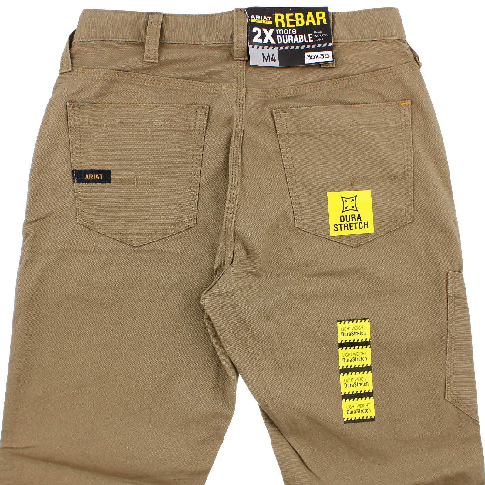 Ariat Work Rebar M4 Pants Men's Relaxed Straight, 7-Pocket Carpenter DuraStretch