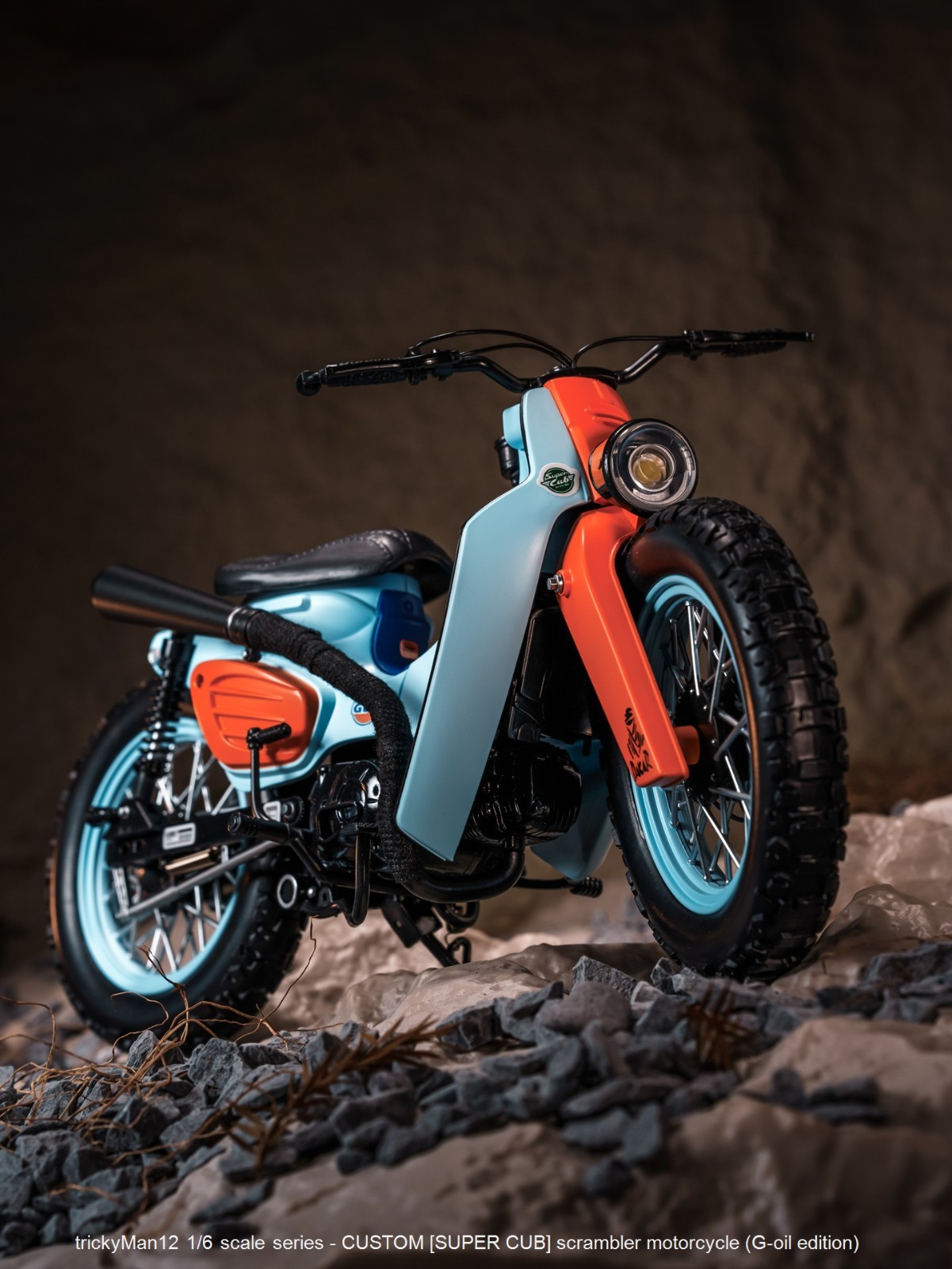 trickyMan12 1/6 [SUPER CUB] scrambler motorcycle CULF2