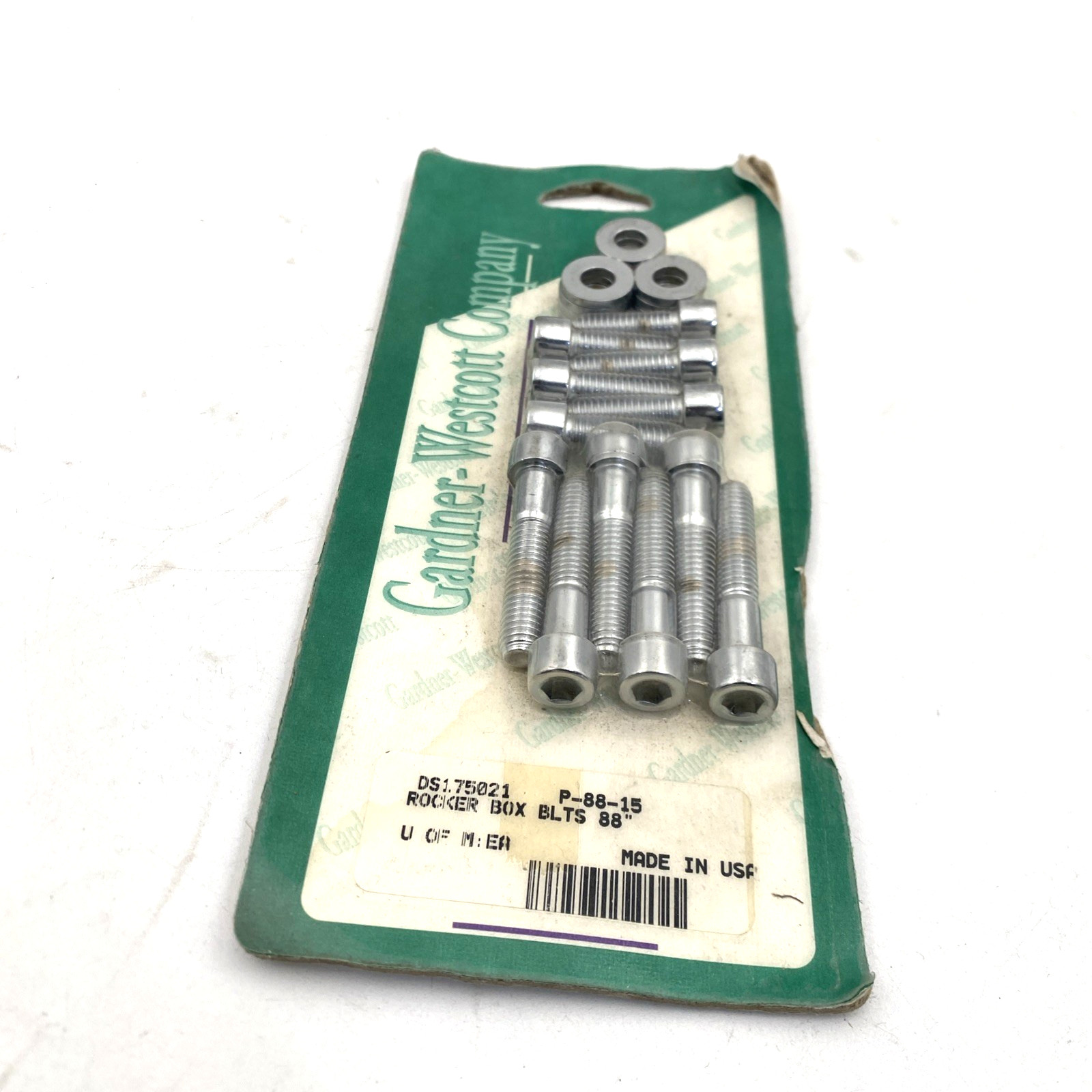 Gardner-Westcott P-88-15 Rocker Box Socket-Head Bolt Kit 99-17 Harley Twin Cam