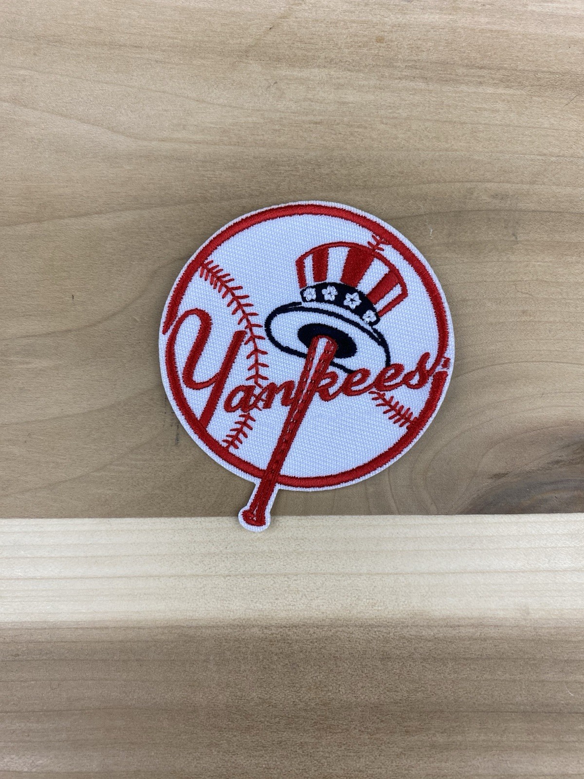 Set Of 3 New York Yankees Embroidered Iron On Patches 2.5”-3”