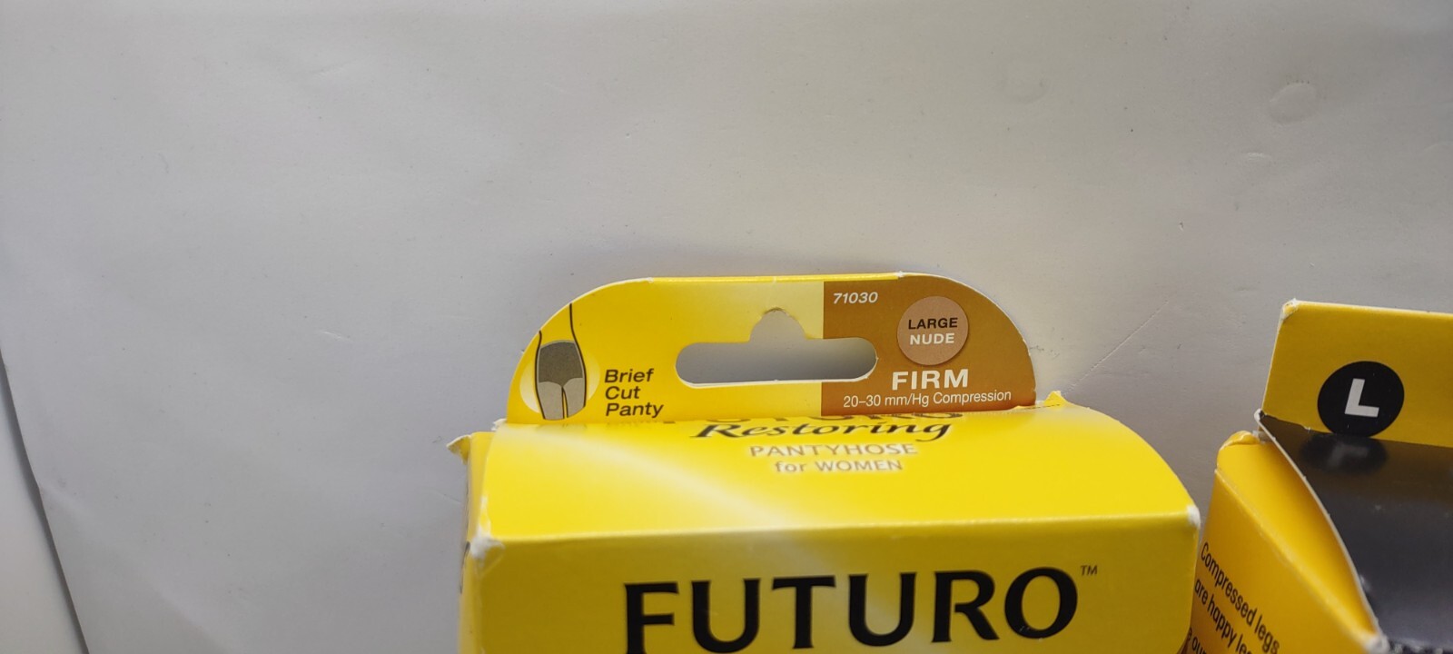 Futuro Women's Restoring Support Pantyhose Compression Nude Large 2ct